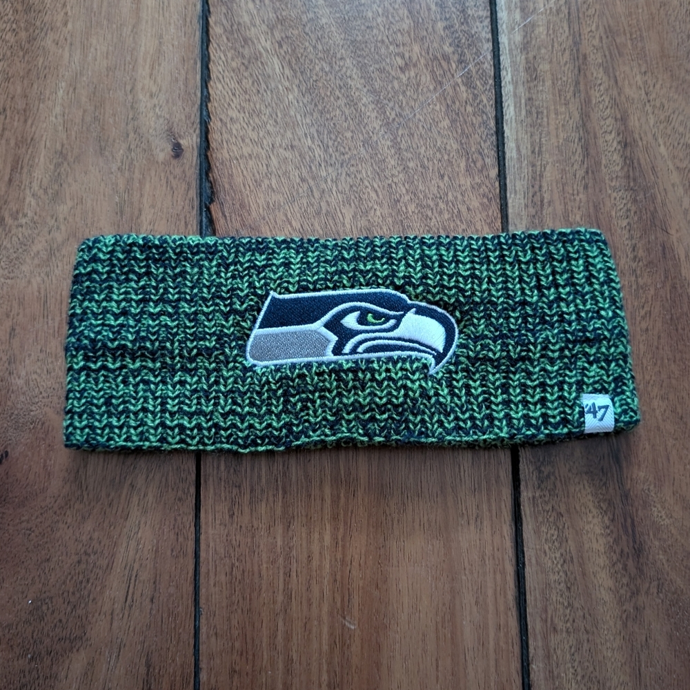 Seattle Seahawks 47 Embroidered Knit Headband (os)